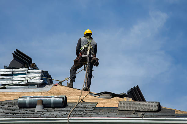 Professional Gutter Installation technician working in North Las Vegas, NV